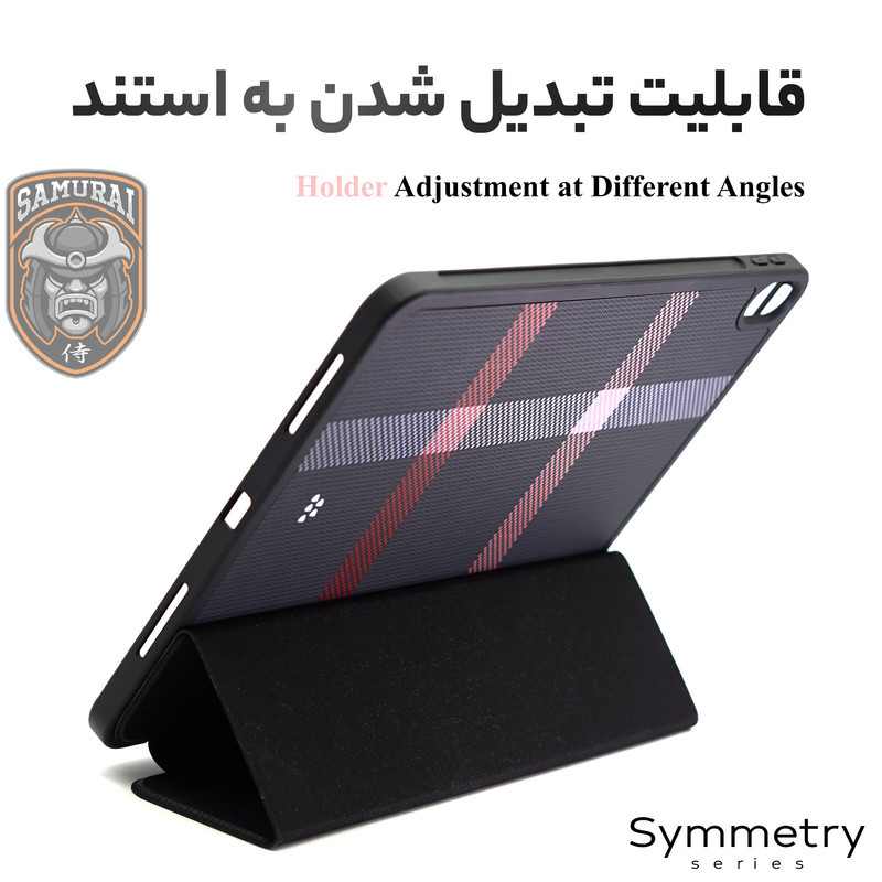 کیف کلاسوری سامورایی مدل Symmetry مناسب برای تبلت سامسونگ Galaxy Tab S9 Plus  Tab S9 FE Plus  Tab S10 Plus