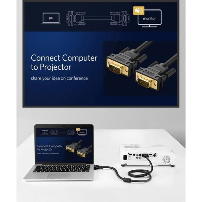 کابل VGA یوگرین مدل VG101-11633 طول 10متر