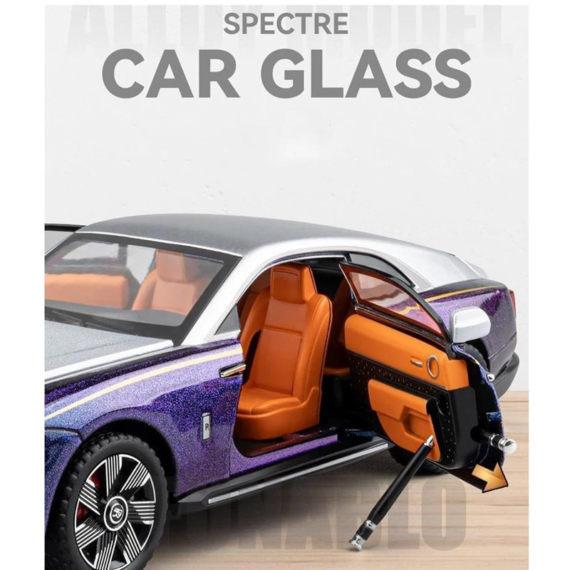 ماشین بازی مدل رولز رویس طرح SRECTPE سقف کهکشانی کد CZ175A