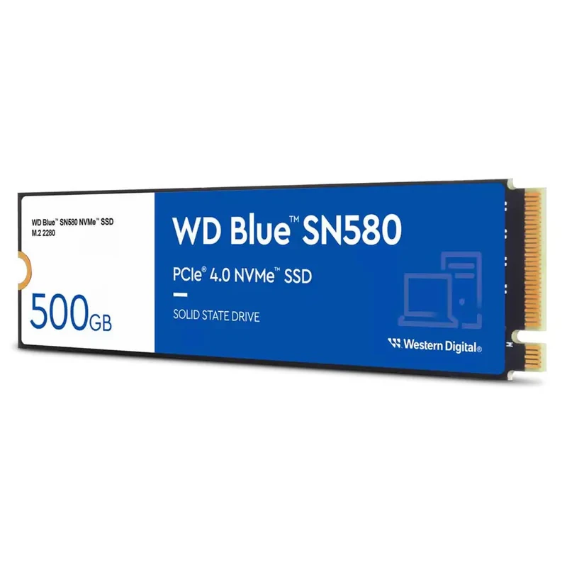 اس اس دی اینترنال PCIe Gen4 x4 وسترن دیجیتال مدل Blue SN580  ظرفیت 500 گیگابایت