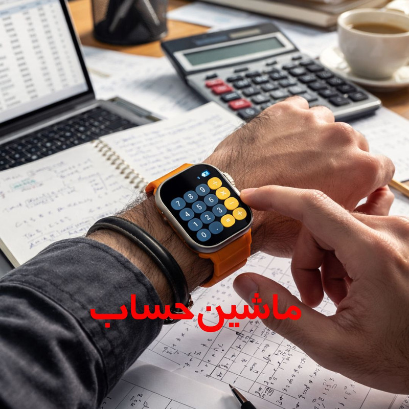 ساعت هوشمند 49 میلی متری جی دی الترا مدل 7IN1 SEVEN PLUS ONE با بند سیلیکونی