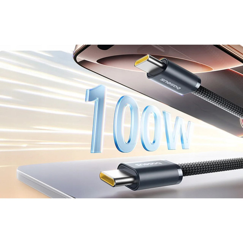 کابل تبدیل USB-C بیسوس مدل Dynamic 4 Pro 100W طول 1 متر