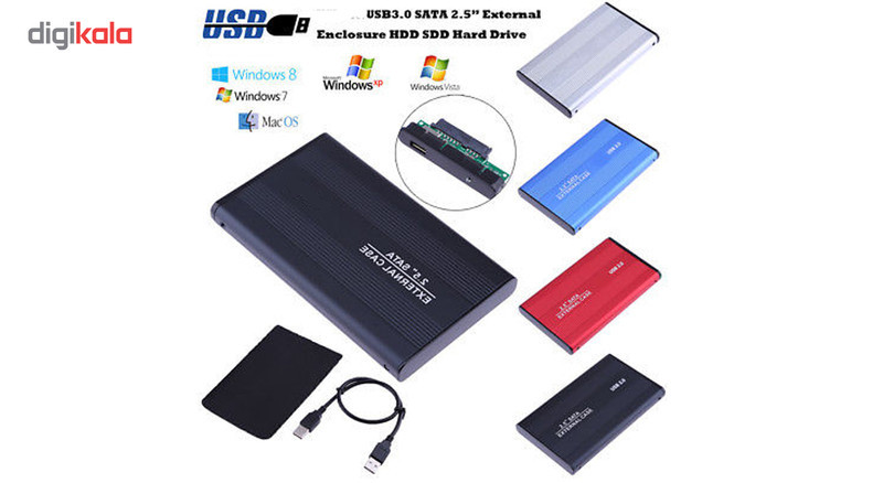 باکس تبدیل SATA به USB 3.0 مدل NM-FB فلزی 2.5 اینچی
