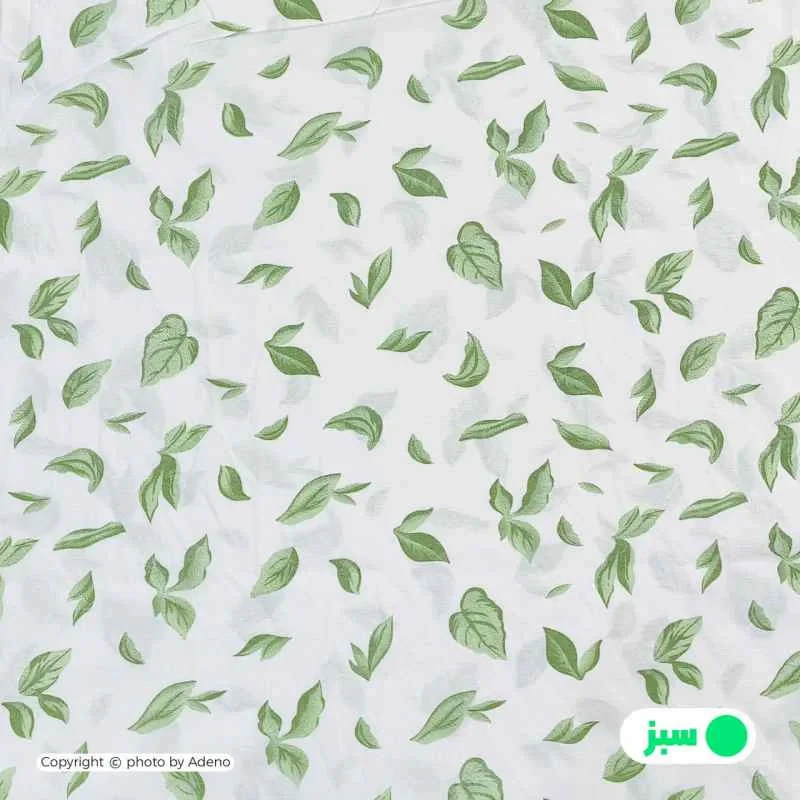 روکش لحاف یک نفره آدنو مدل Leaf کد IR205 سایز 220x160 سانتی‌متر