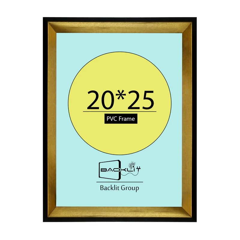 قاب عکس بکلیت مدل دو رنگ رومیزی 20x25-208