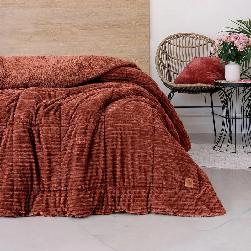 لحاف کاتن باکس مدل Wave Yorgan Tarcin C.K دونفره سایز 215*195 سانتی متر