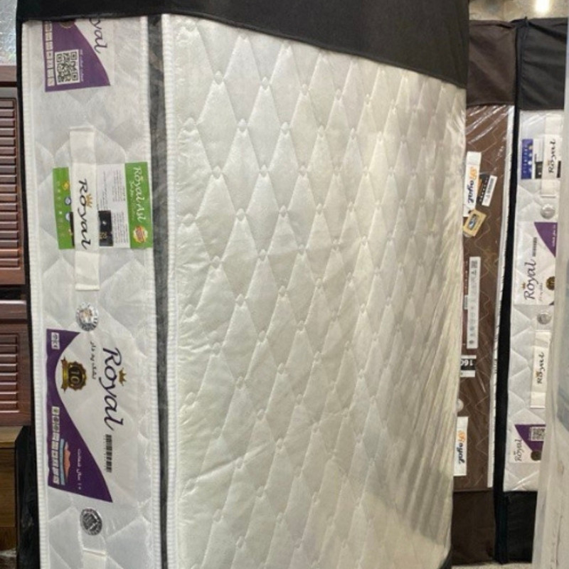 تشک طبی فنری رویال مدل پد دار یک نفره سایز 200×120 سانتی متر