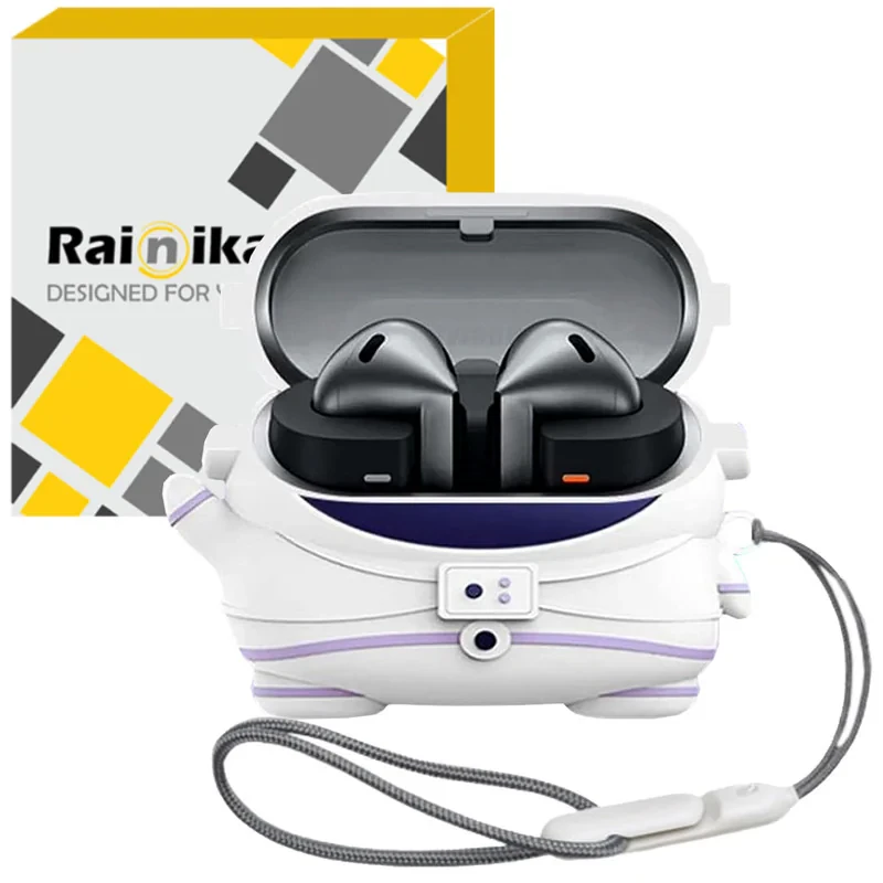 کاور رینیکا مدل Galaxy 3Pro Astronaut مناسب برای کیس هدفون سامسونگ Galaxy Buds 3  Buds 3 Pro (2024)  Buds 3 Fe (2025)