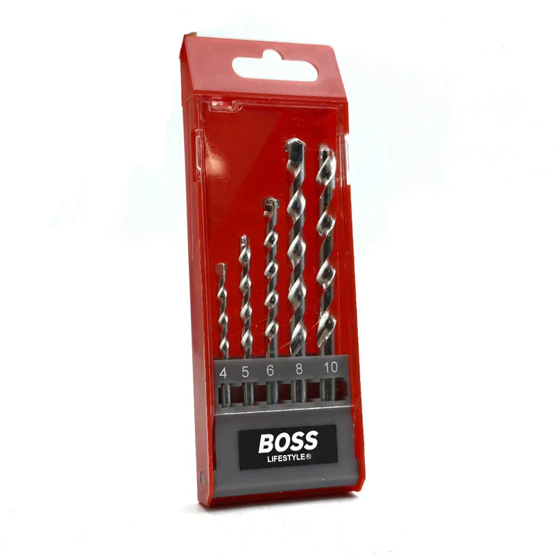 مته الماسه دیوار باس مدل -4-5-6-8-10MM مجموعه 5 عددی