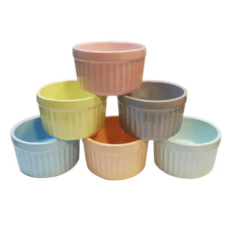 پیاله طرح کاپ کیک کد 2 بسته 6 عددی