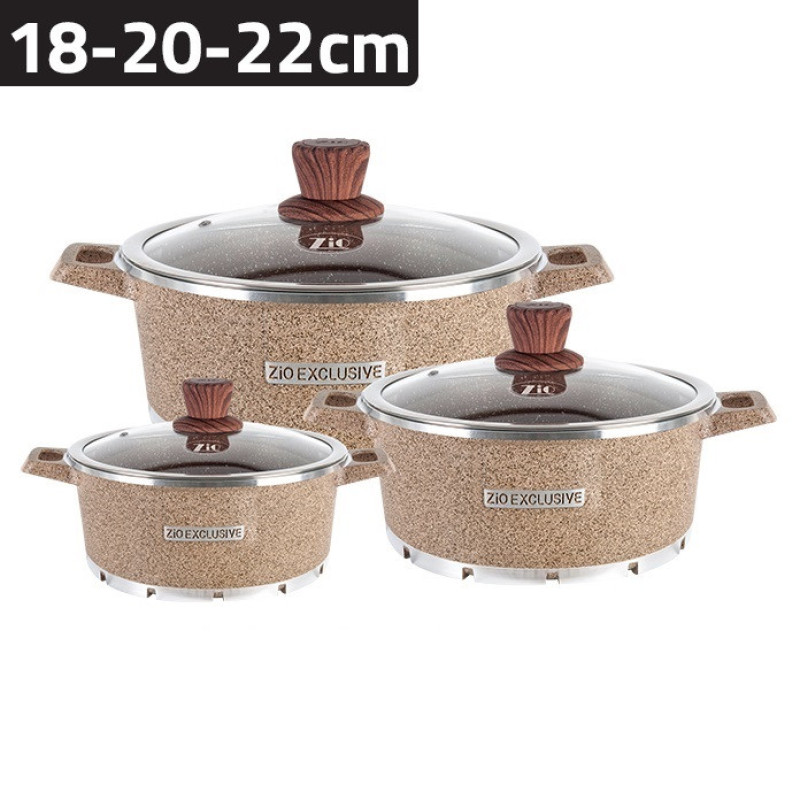 سرویس قابلمه شش پارچه زیو مدل Z-8400-22