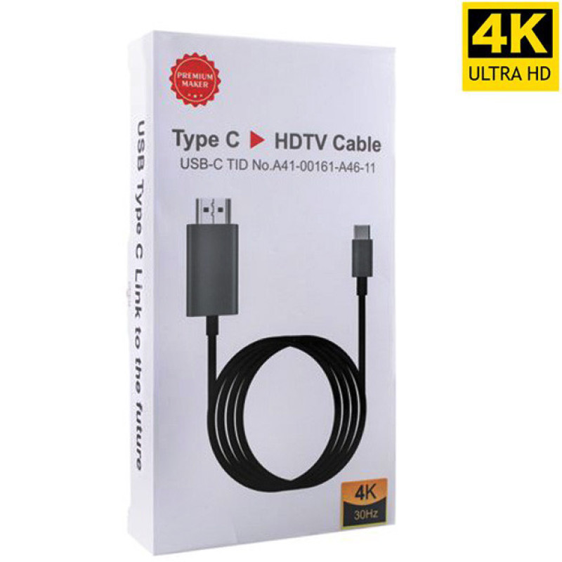 کابل تبدیل USB-C به HDMI مدل TH001 طول 2 متر