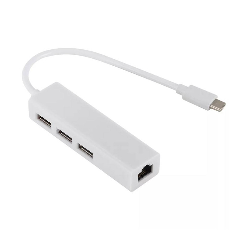 مبدل USB-C به LANUSB2 مدل 3ports