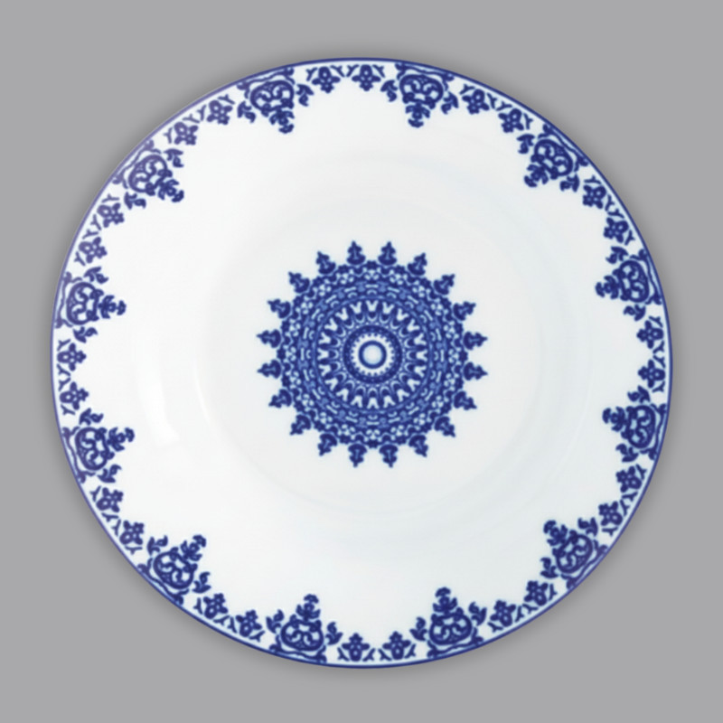 سرویس غذاخوری 108 پارچه 12 نفر چینی زرین ایران مدل Samarkand 108 Pieces High Grade
