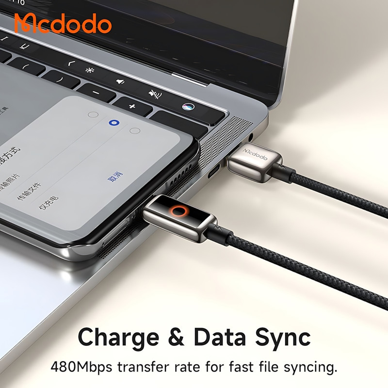 کابل تبدیل USB به USB-C مک دودو مدل CA-665 100W طول 1.2 متر