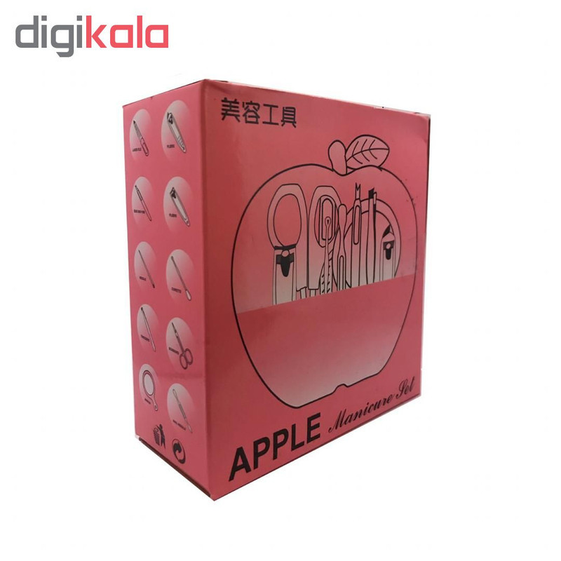 ست مانیکور طرح Apple بسته 9 عددی