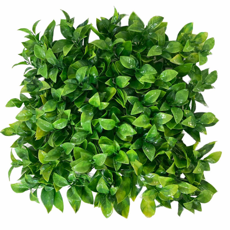 چمن مصنوعی آکواریوم مدل پرتراکم طرح برگ پرتقال سایز 25x25 سانتی متر