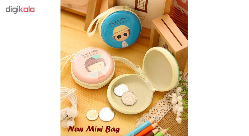 کیف هندزفری مدل LA01 طرح Little Amelie
