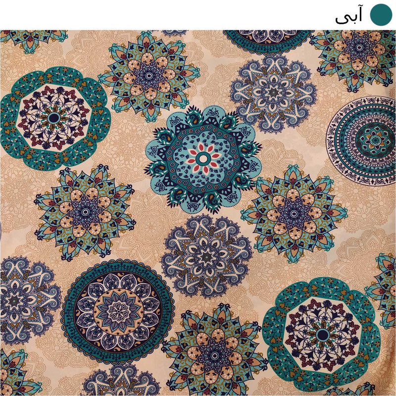 ملحفه تشک مهمان مدل خورشیدی کد F2 سایز 195x100 سانتی متر