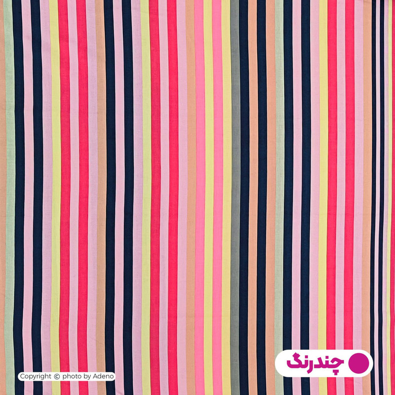 روکش لحاف فیلور آدنو مدل Colored stripes کد FI51 یک نفره سایز 220x160 سانتی‌متر