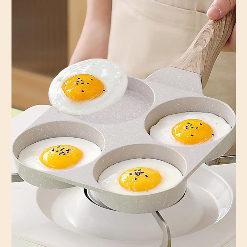 تابه گرانیت مدل پنکیک 4 خانه سایز 19