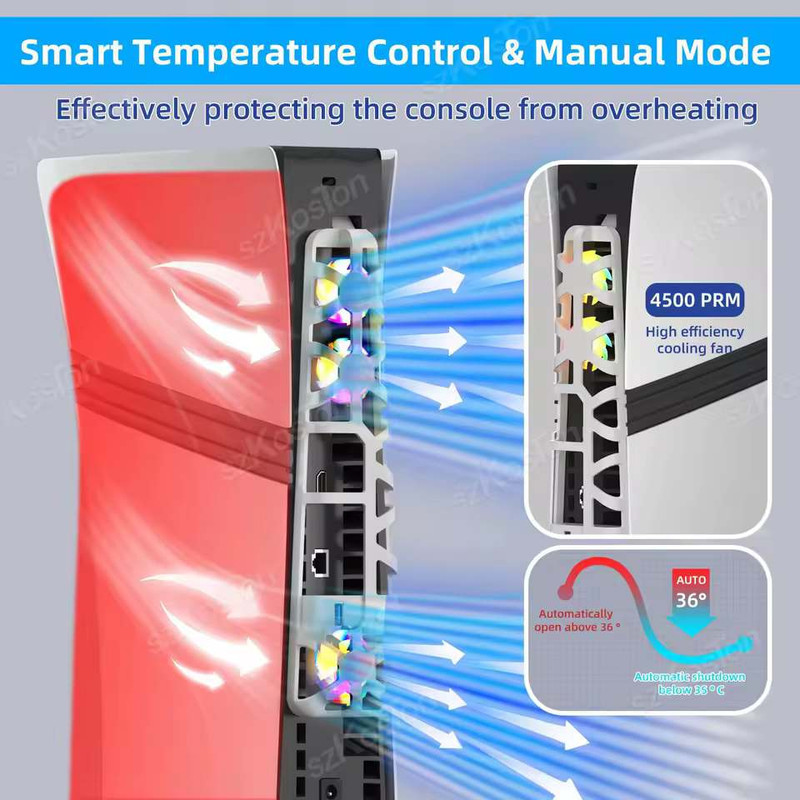 فن خنک کننده کنسول پلی استیشن5 پرو دابی مدل Fan88