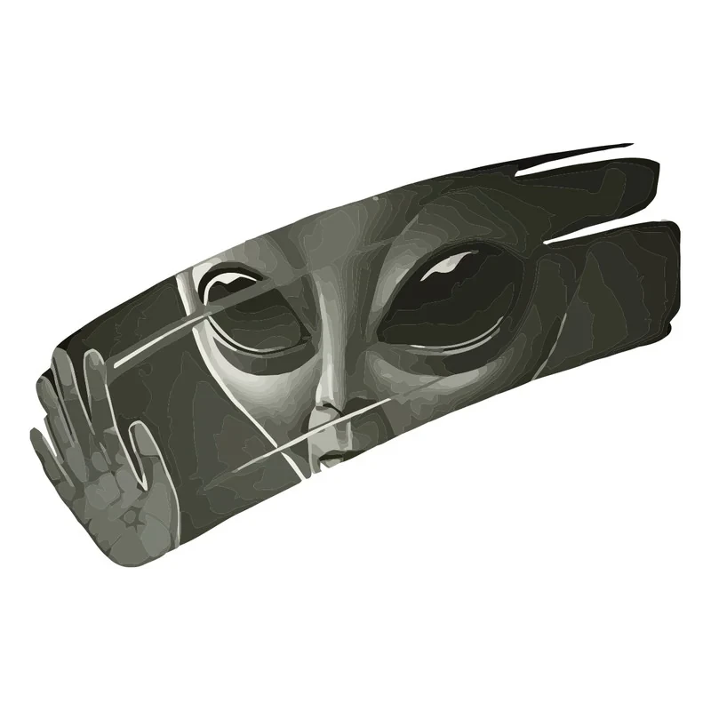 استیکر خودرو پویا مارکت طرح یوفو کد 2532