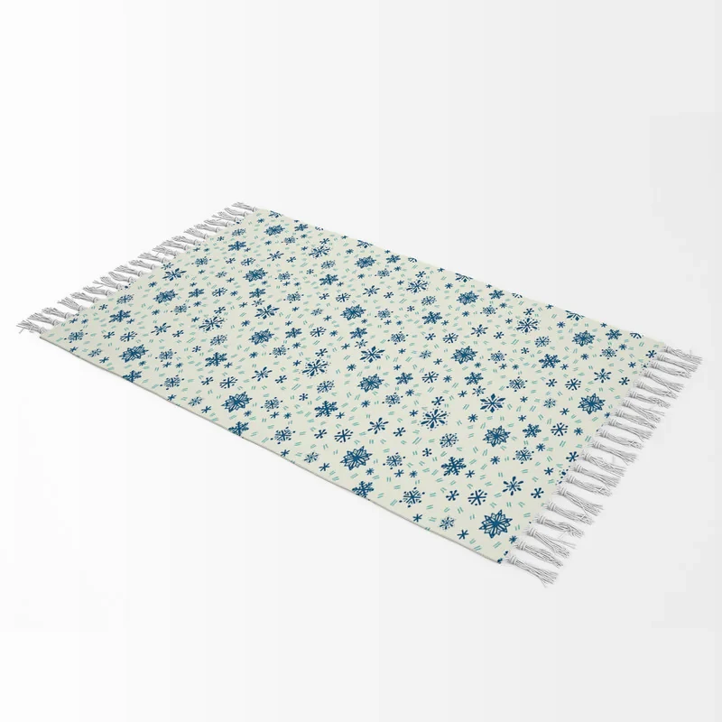 شال مبل بارمان دکور طرح زمستانه کد 34 سایز 98x180 سانتی متر