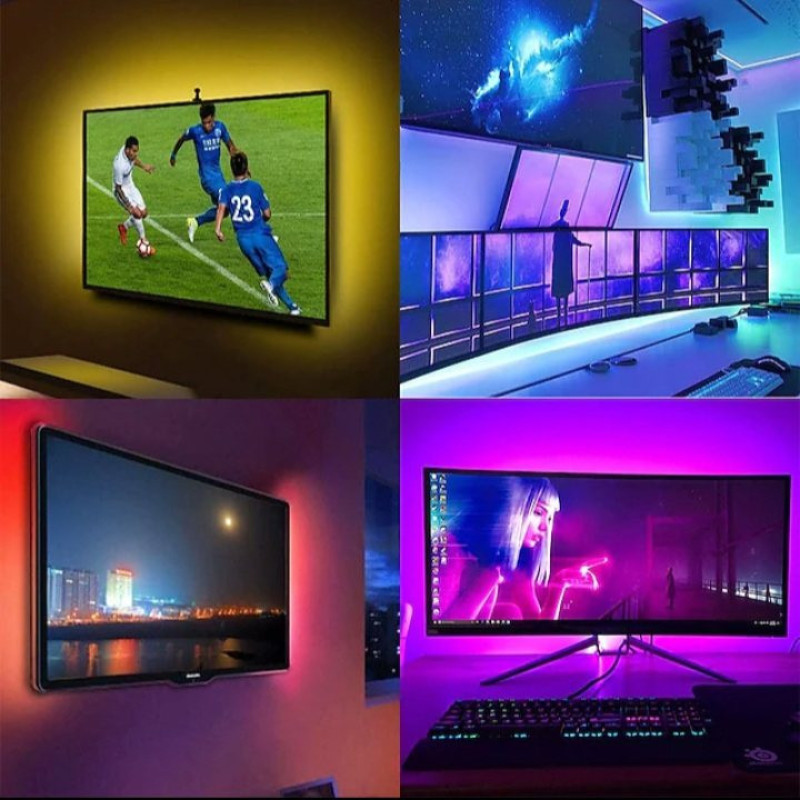 ریسه ال ای دی مدل گیمینگ کد RGB طول 5 متر