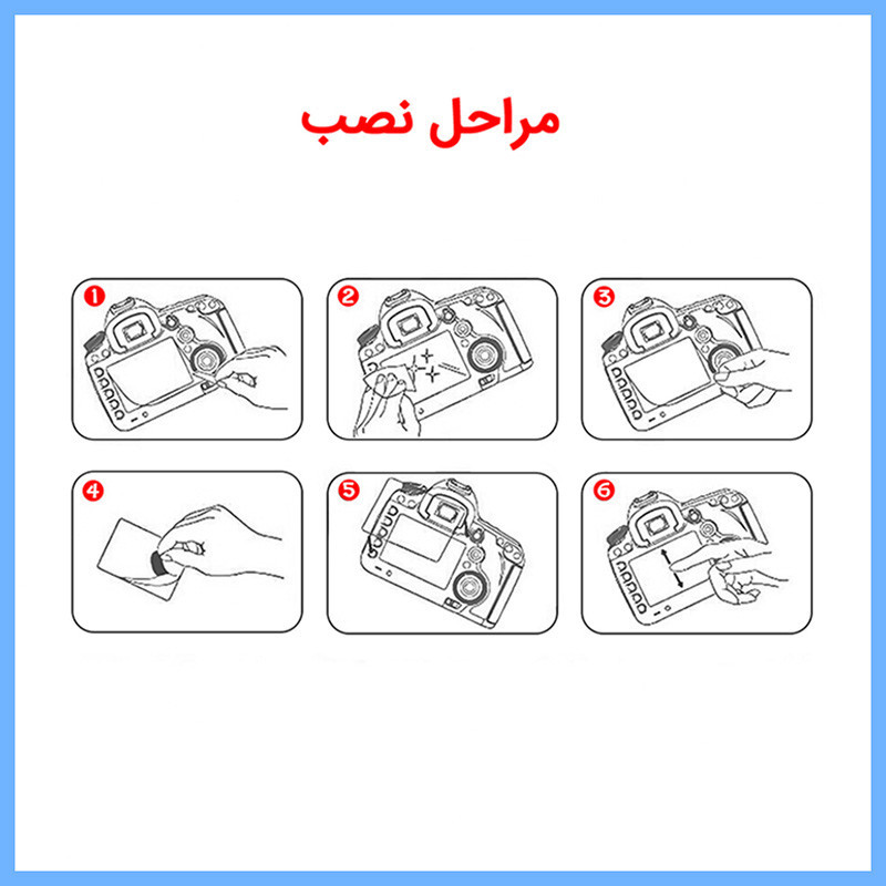 محافظ صفحه نمایش شفاف دوربین تکنو مدل  HyGEL مناسب برای دوربین عکاسی DJI