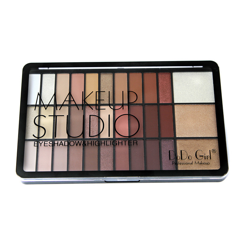 پالت سایه چشم و هایلایتر دودو گرل مدل Makeup Studio شماره 01