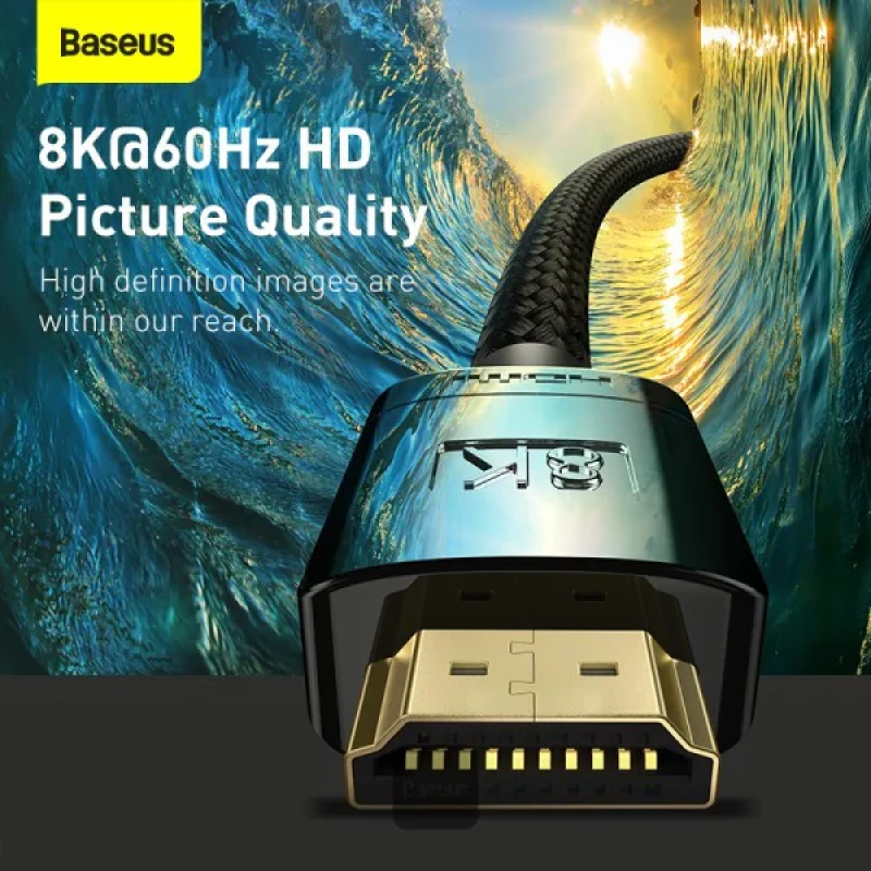 کابل HDMI بیسوس مدل High Definition Series 8K طول 3 متر