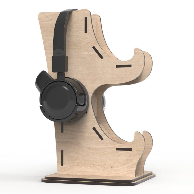 پایه نگهدارنده دسته بازی مدل چوبی کد KT117
