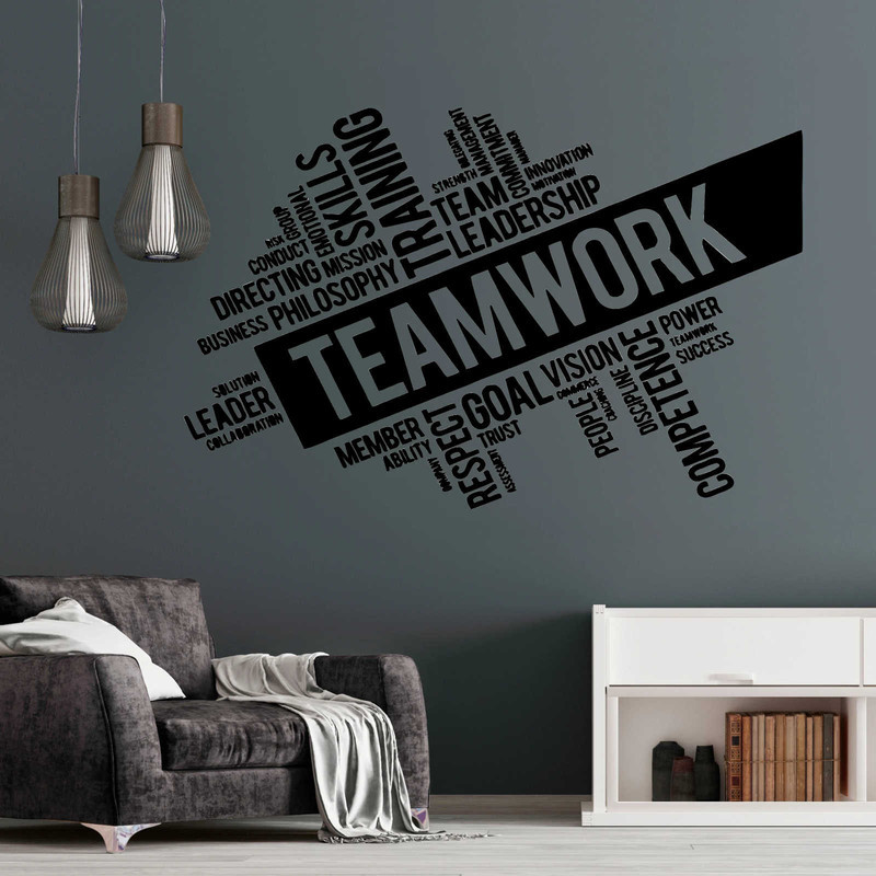 استیکر دیواری استیک مدل Office Teamwork کد T1