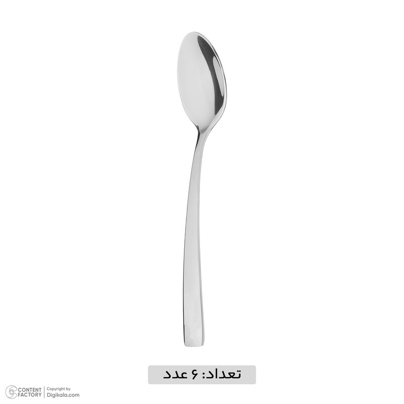 سرویس قاشق و چنگال 30 پارچه داماس استیل مدل فلورا