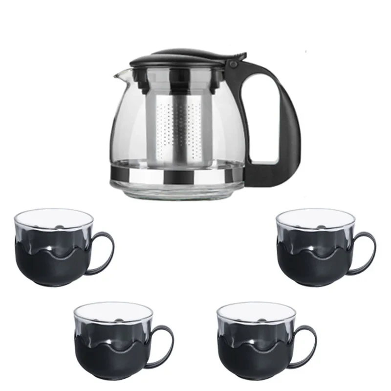 سرویس 5 پارچه قوری و فنجان مدل CJ-700T