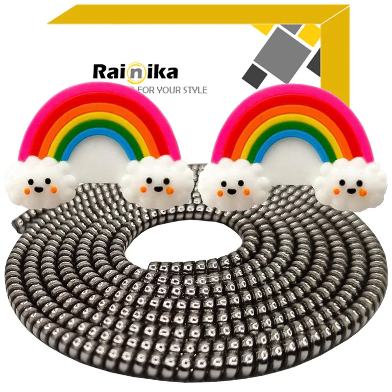 محافظ کابل شارژ و هندزفری رینیکا مدل Rainbow KK 03 مجموعه 3 عددی