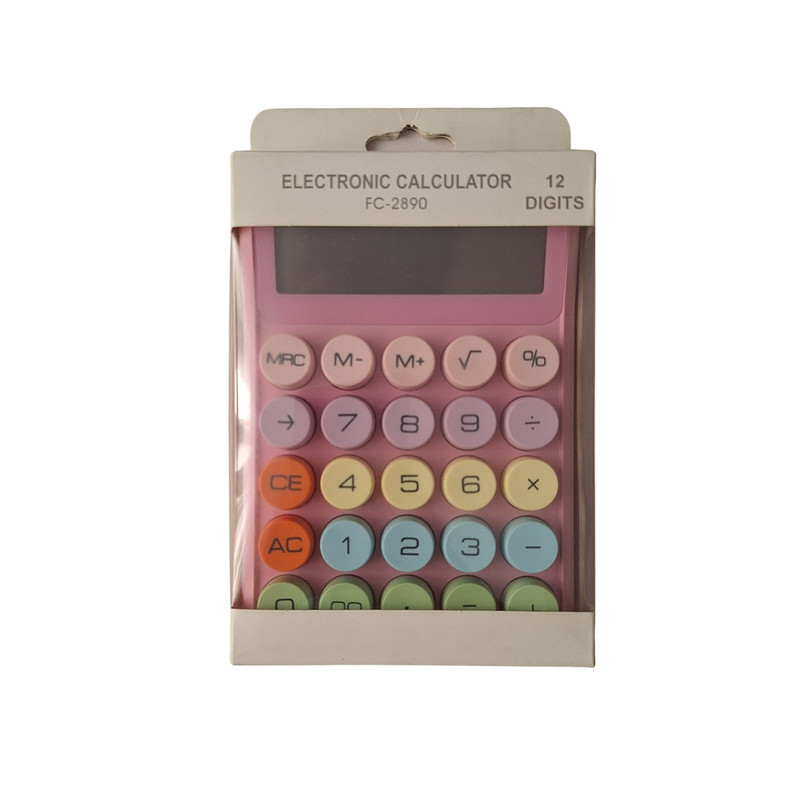 ماشین حساب مدل مینیمال رنگی FC-2890