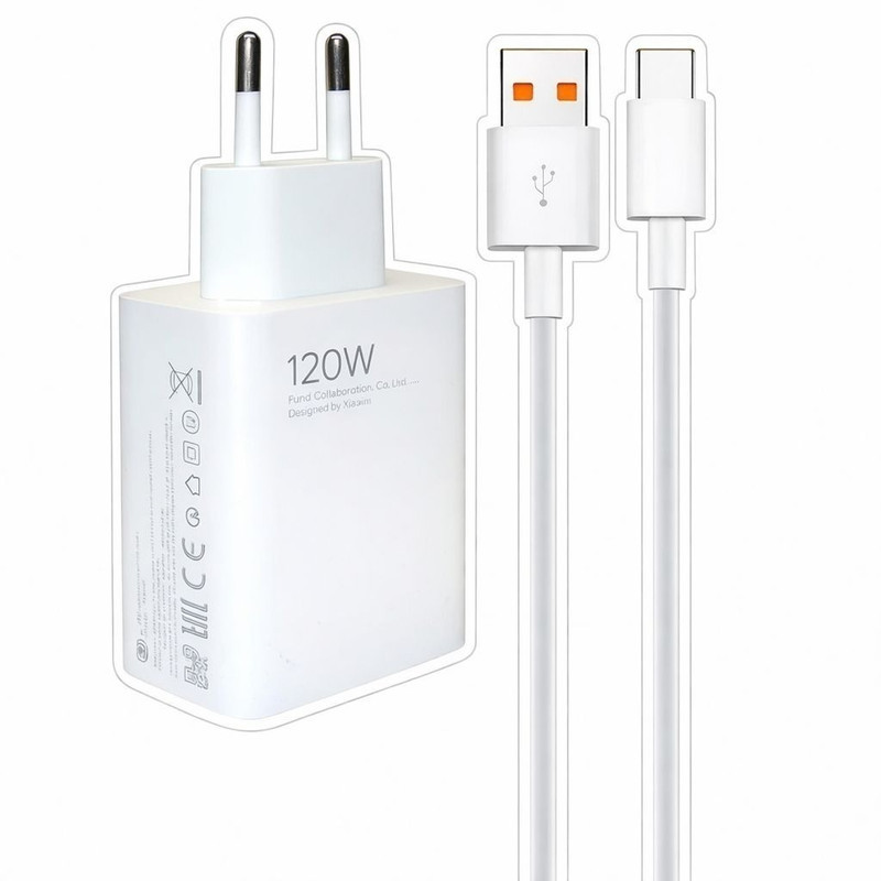 شارژر دیواری 120 وات مدل MDY-12-AEU به همراه کابل USB-C