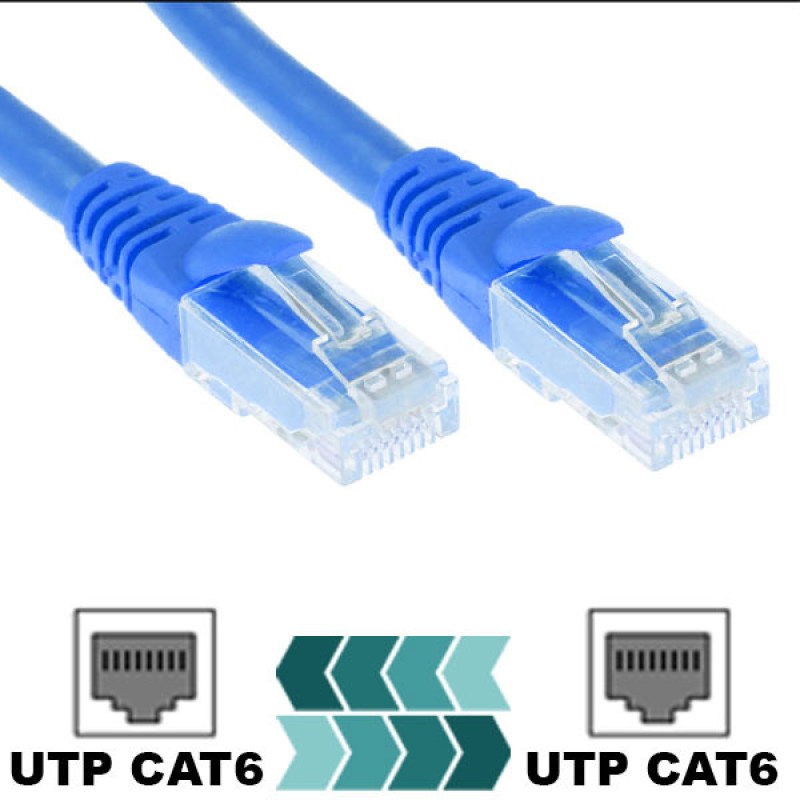 کابل شبکه Cat6 گیگافلکس مدل GI-UTP-BL