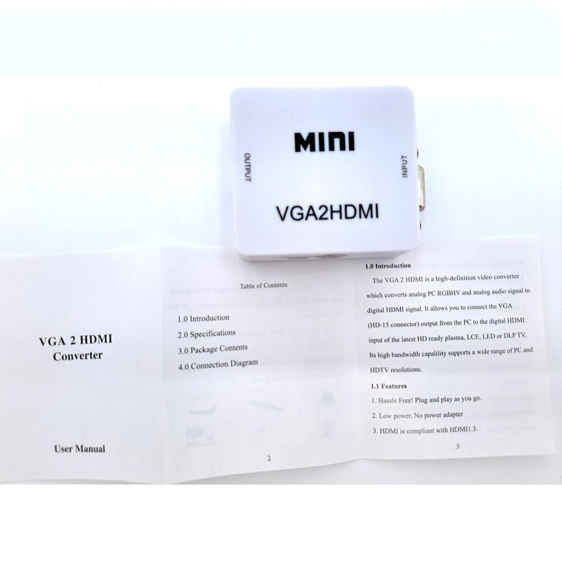 مبدل VGA به HDMI مدل VGA2HDMI