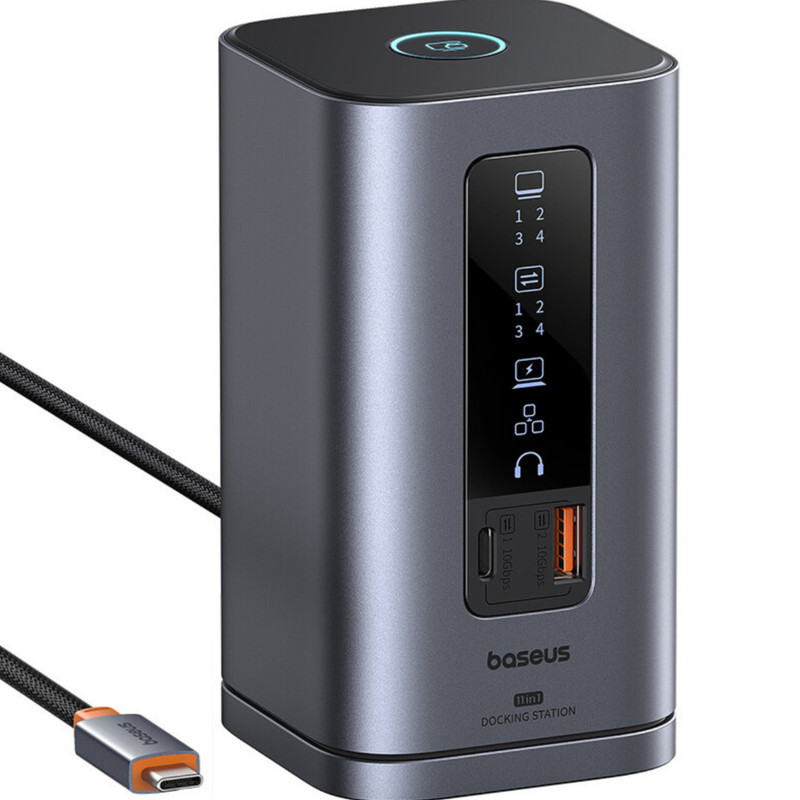 هاب 11 پورت USB-C بیسوس مدل BS-OH137  Spacemate Series