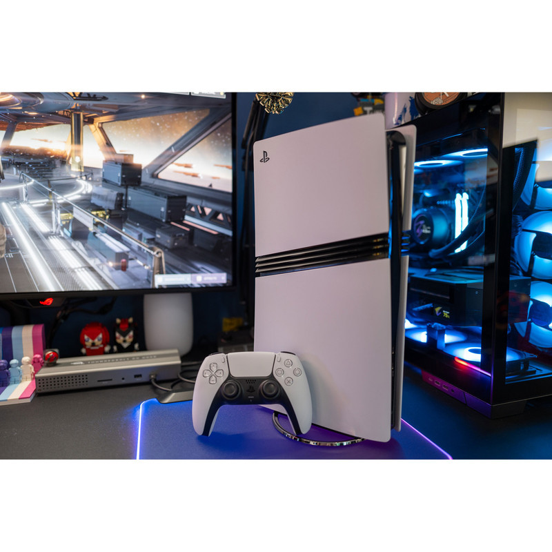 کنسول بازی سونی مدل PlayStation 5 Pro ریجن اروپا نسخه دیجیتال ظرفیت 2 ترابایت به همراه دسته اضافه