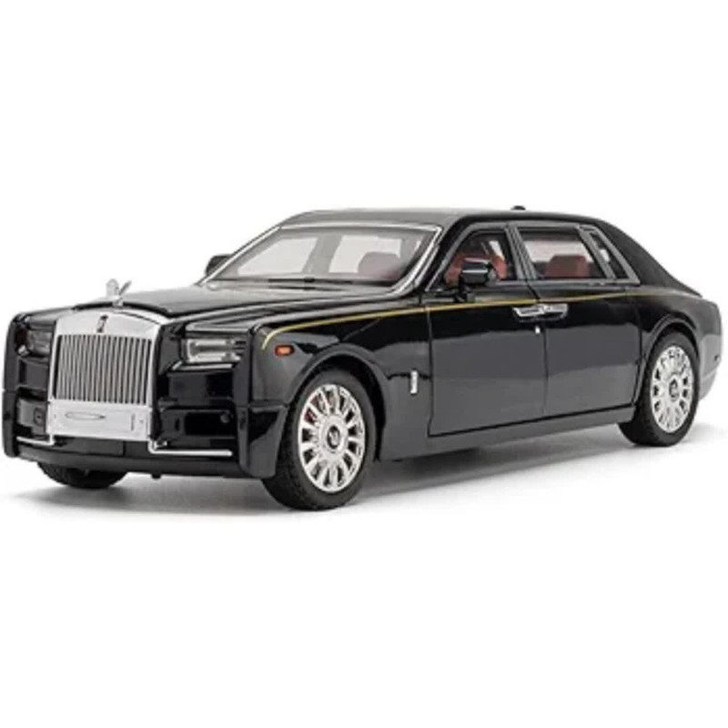 ماکت ماشین بازی ناب سل مدل رولزرویس سقف کهکشانی فلزی موزیکال کد  Rolls-Royce scale 1:18
