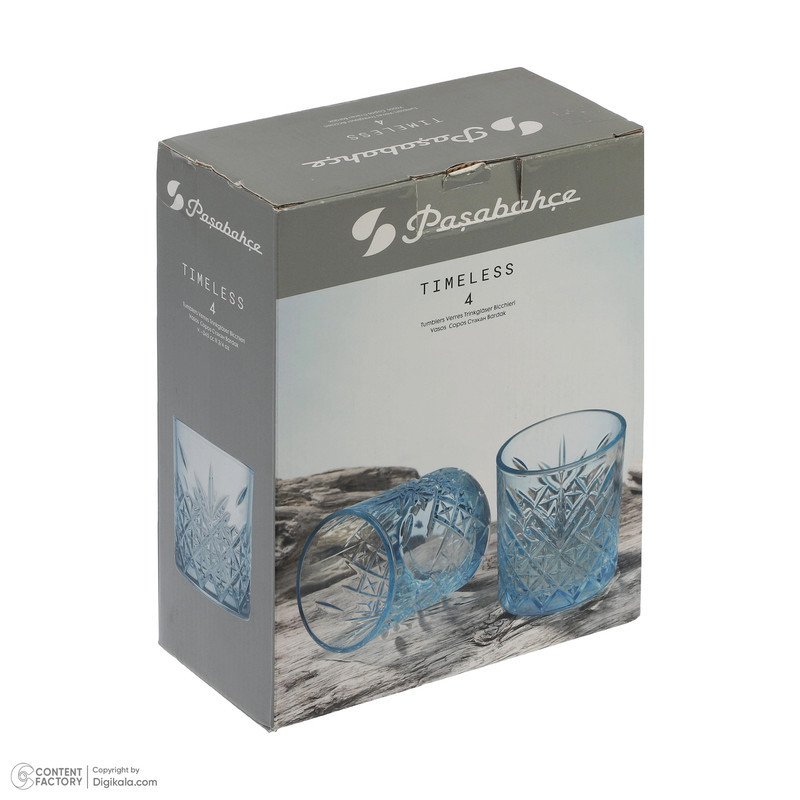 لیوان پاشاباغچه مدل Timeless کد 52790 بسته 4 عددی