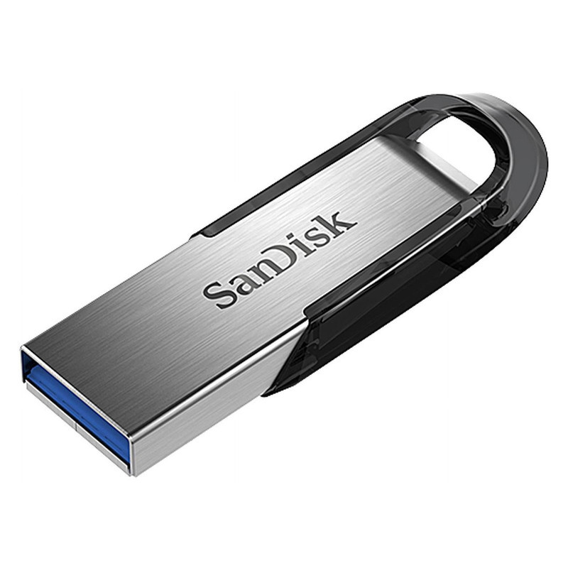 فلش مموری سن دیسک مدل Ultra Flair CZ73 ظرفیت 512 گیگابایت با بدنه فلزی، رابط USB 3.0 و سرعت خواندن 150 مگابایت بر ثانیه، سازگار با ویندوز، مک، گوشی، تبلت و تلویزیون