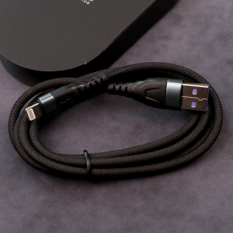 کابل تبدیل USB به لایتنینگ کی اف سنیور مدل S8ـ_IP طول 1.2 متر