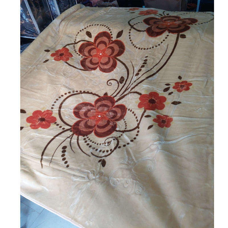 پتو 1 نفره نرمینه بافت مدل نرمین کد 12 سایز 220x160 سانتی‌متر