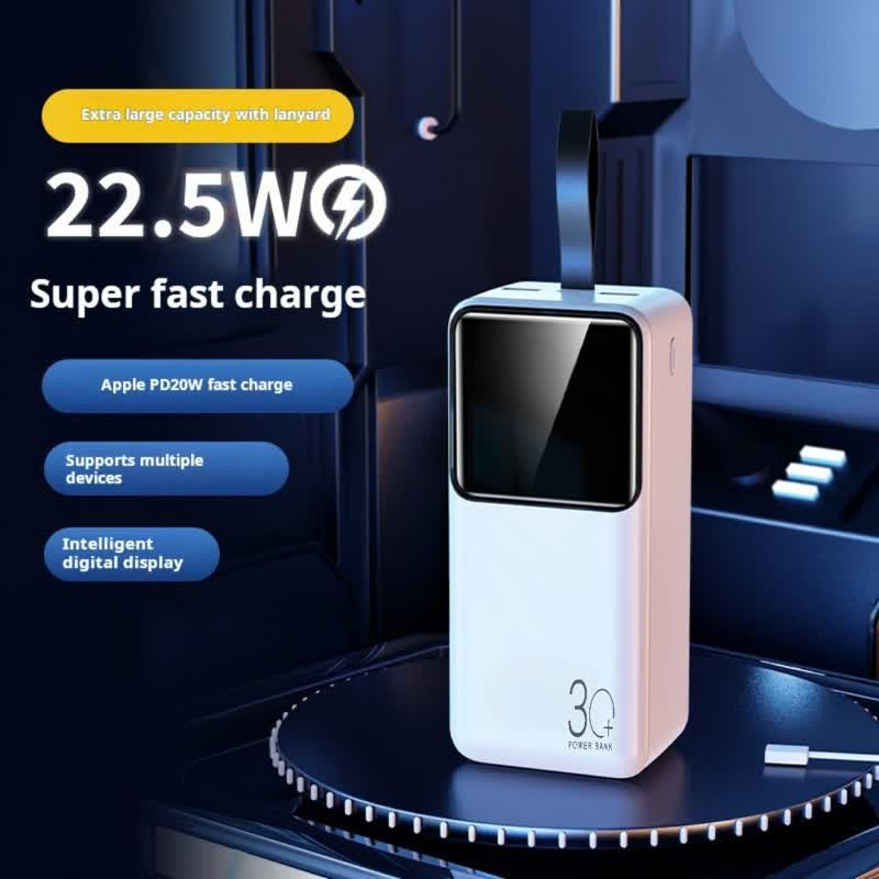 پاوربانک 10 وات لوینو مدل N-22 ظرفیت 30000 میلی آمپر ساعت