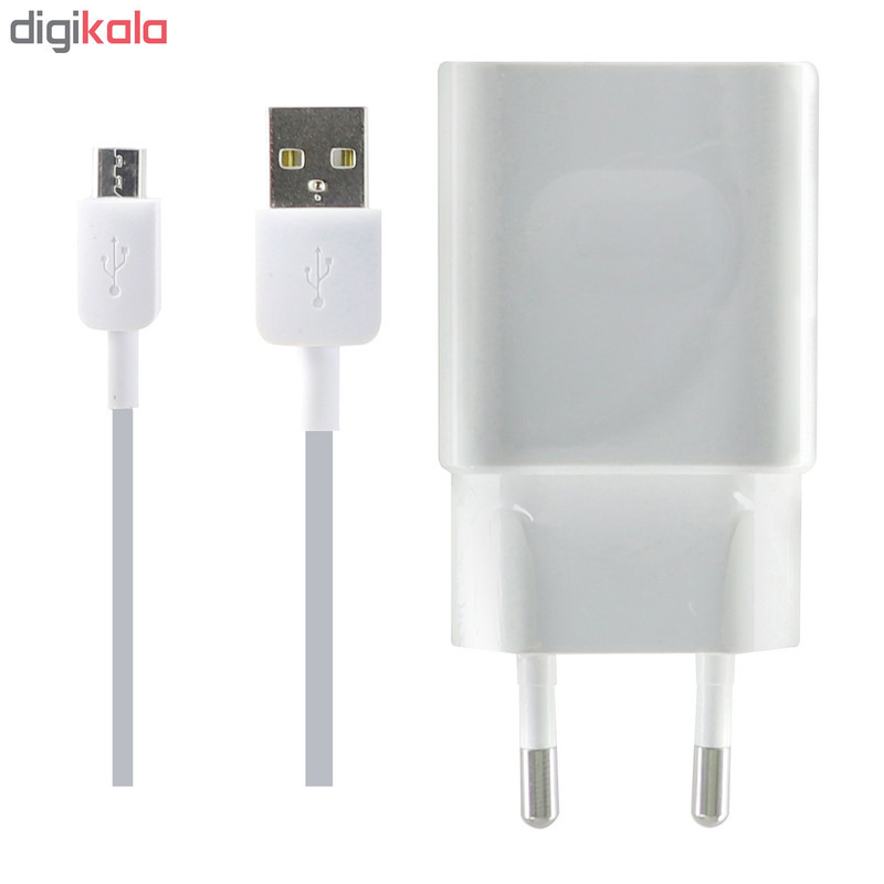 شارژر دیواری مدل HW-050200E01 به همراه کابل تبدیل microUSB